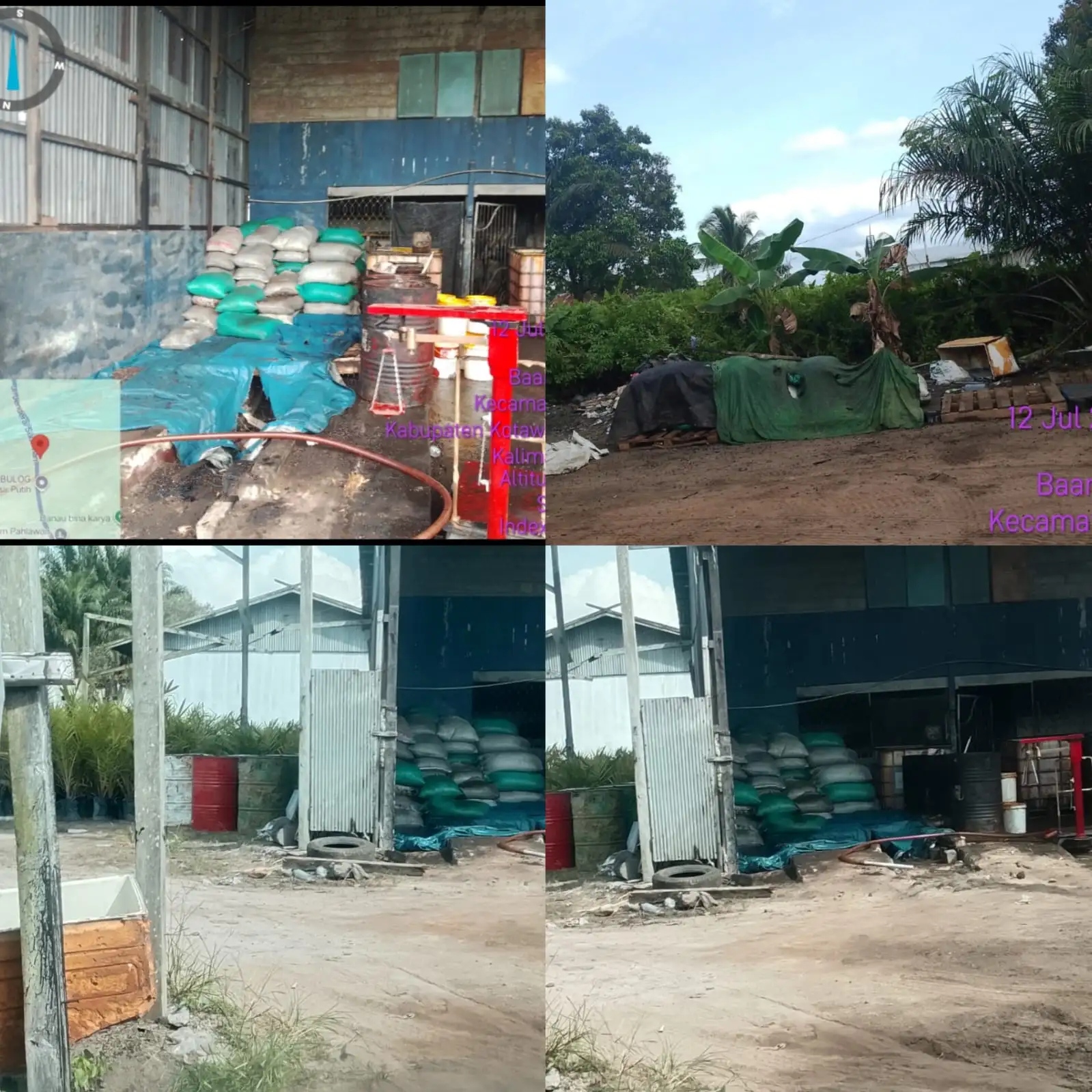 Diduga Penadah Karnel Di Km 09 Jalan Jendral Sudirman Marak Hingga Saat ini Masih Melenggang Bebas.