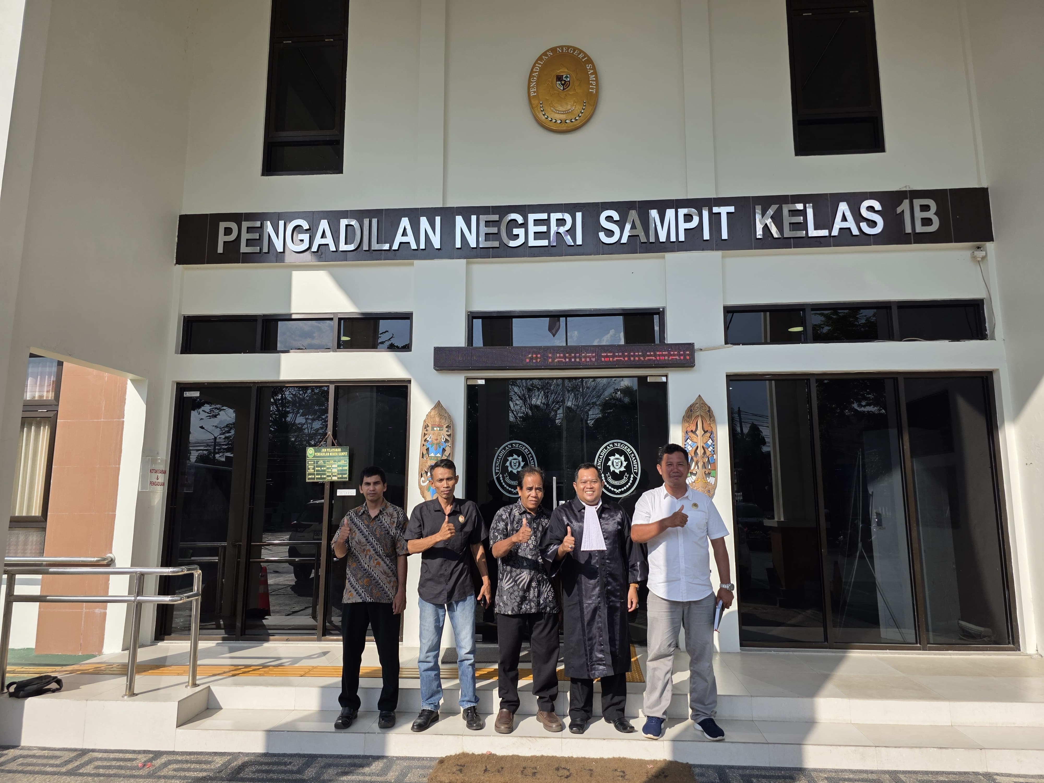 Sidang Perdana Gugatan Koperasi Itah Epat Hapakat vs PT. SCC, Tergugat dan Turut Tergugat Absen Tanpa Alasan Resmi