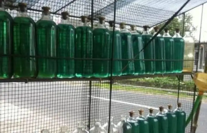 Ngeri Eceran Pertalite Di  Sekitar SPBU Bundaran KB 14.000 Perliter Masyarakat Ngeluh.
