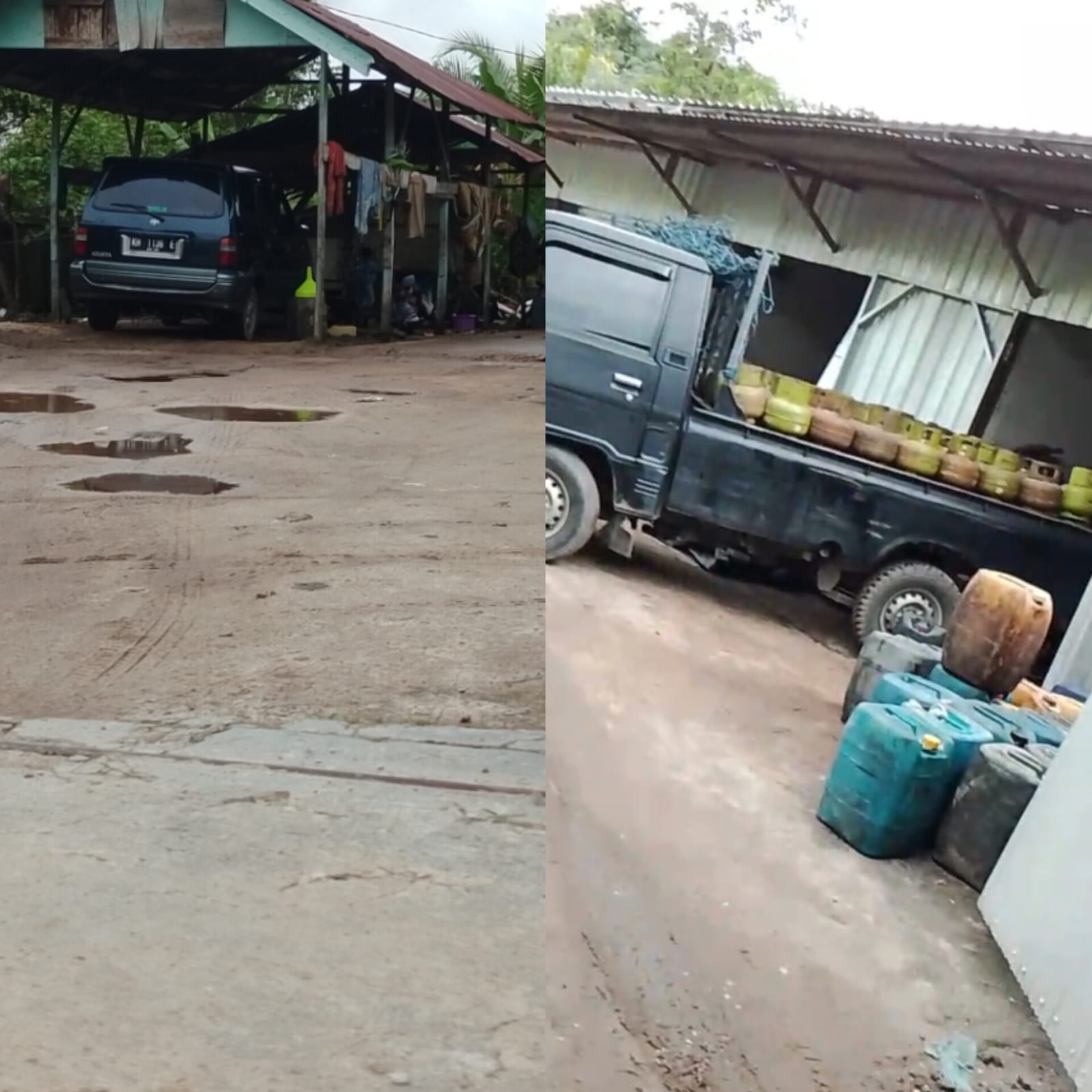 Penimbunan Bahan Bakar Bersubsidi dan gas lpg3 kg Tampak kebal hukum 