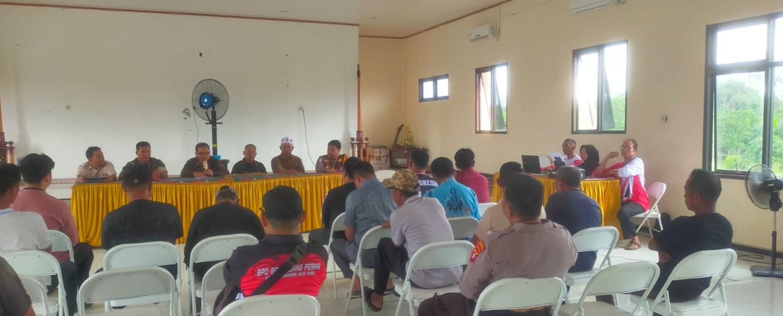 Hasil Rapat Mediasi Gapoktan Bagendang Raya Disepakati Pemilihan Ketua Gapoktan Yang Baru Pada Dua Maret.