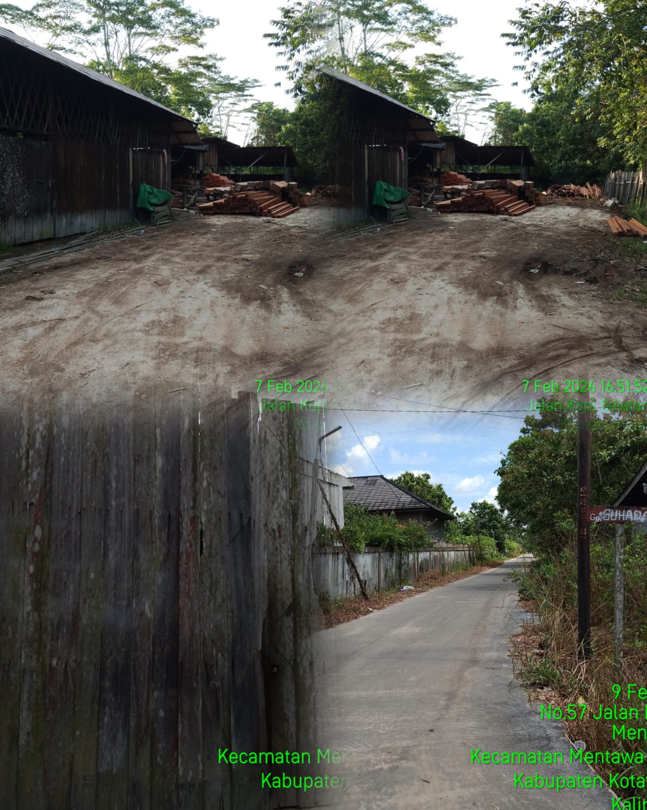 Diduga Hasil Ilegal Logging Puluhan Kubik Kayu Plat 20x20 Belum Diketahui Cukongnya Diminta APH Turun Tangan.