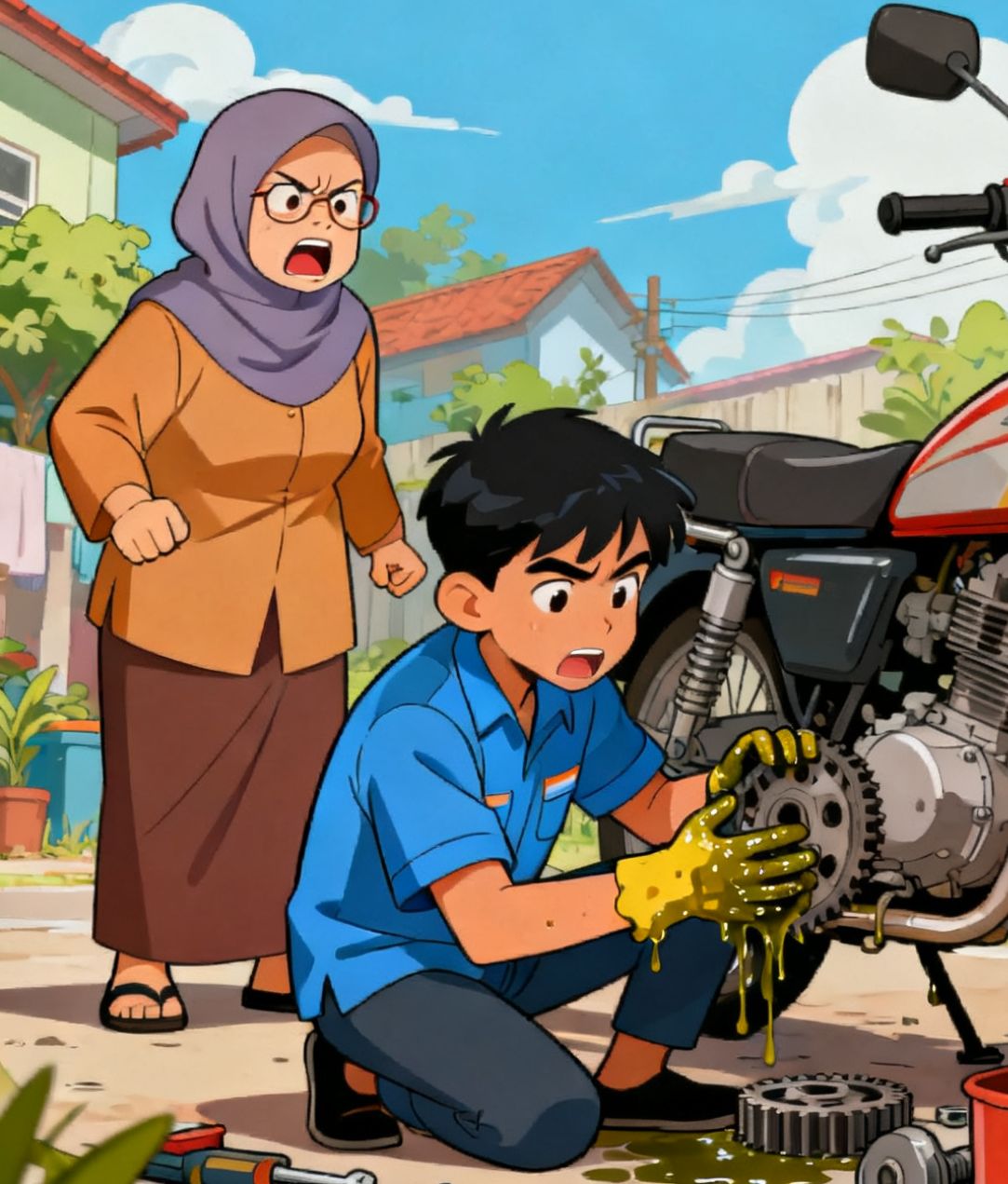 Bu Japir vs Wawan Perkara Motor Hilang Tenaga”