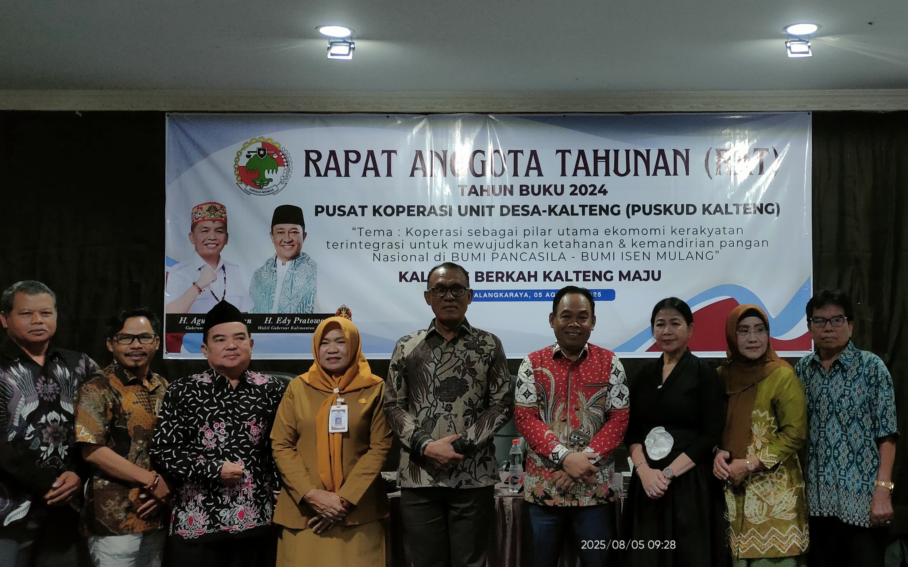Fajar Okto Bawono Resmi Pimpin PUSKUD Kalteng 2025-2030, Dorong Koperasi Berbasis Gotong Royong